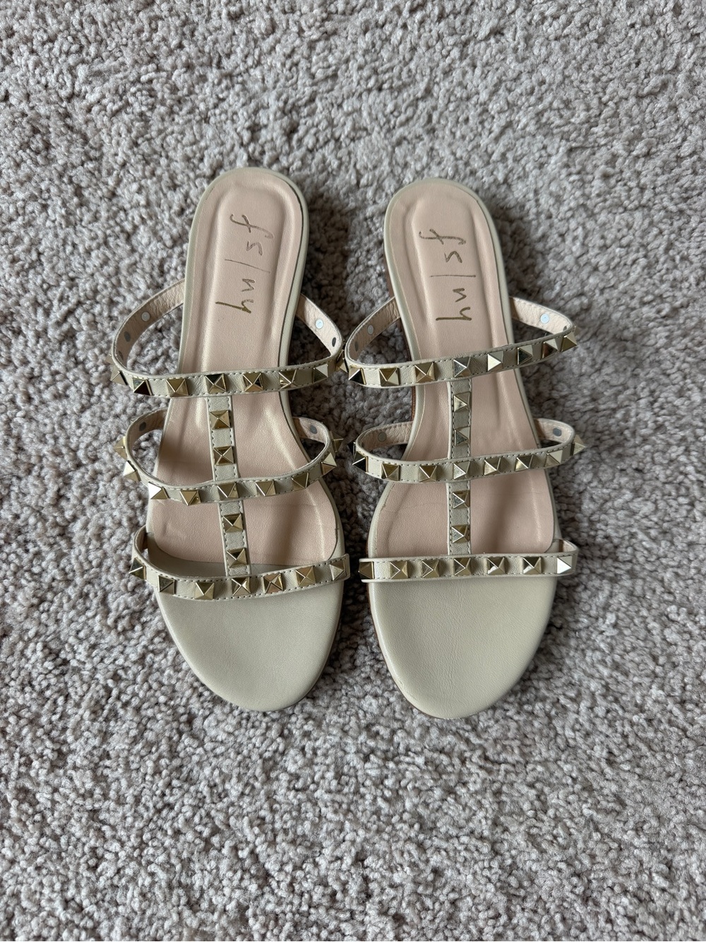 French Sole Beige Siel Sandals